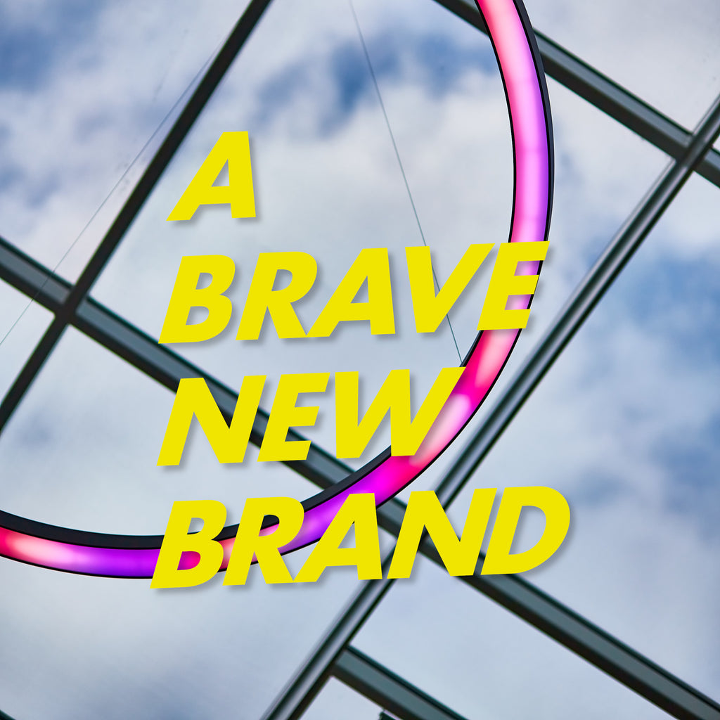 A brave new brand title card