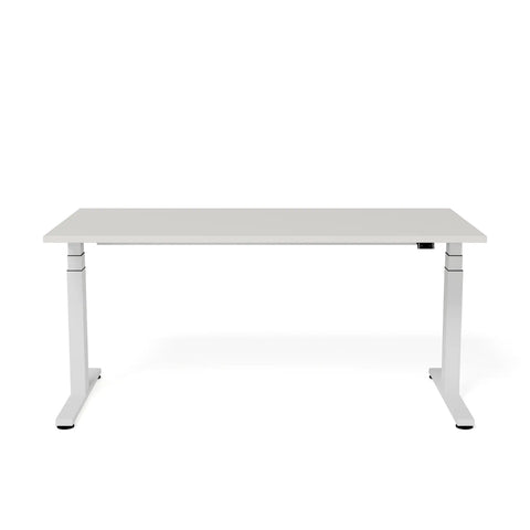 Steelcase xLeik Migration LTD Schreibtisch in Weiß 160cm von vorne | 160 Weiß