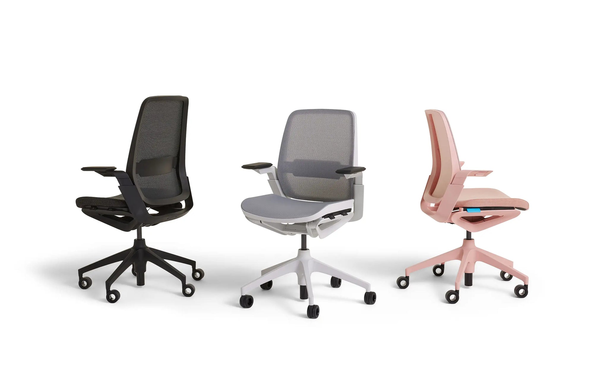 Ahrend Remode Bürostühle in drei Farben