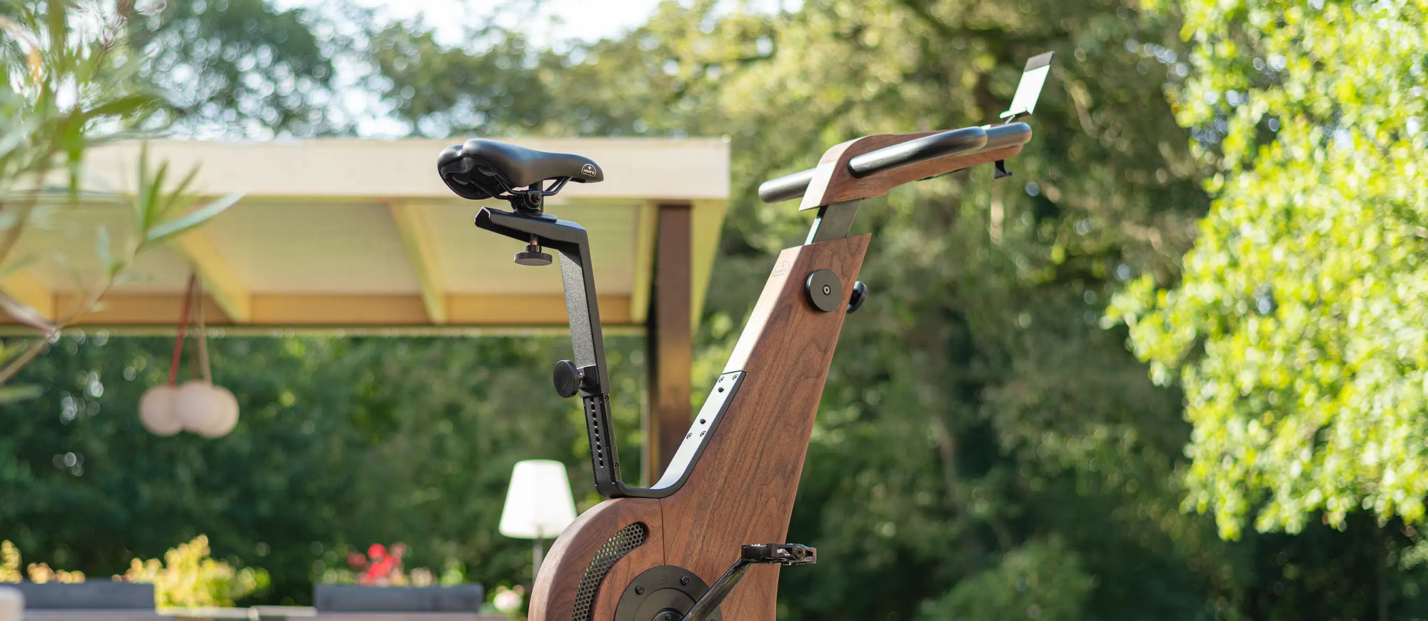 Nohrd WaterRower vor Veranda