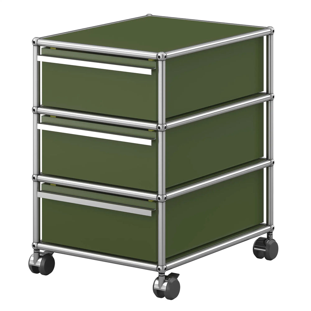 USM Haller Rollcontainer Olivgrün | Olive