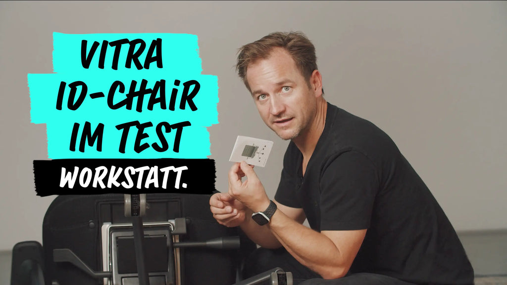 Markus von workstatt testet den ID-Chair von Vitra