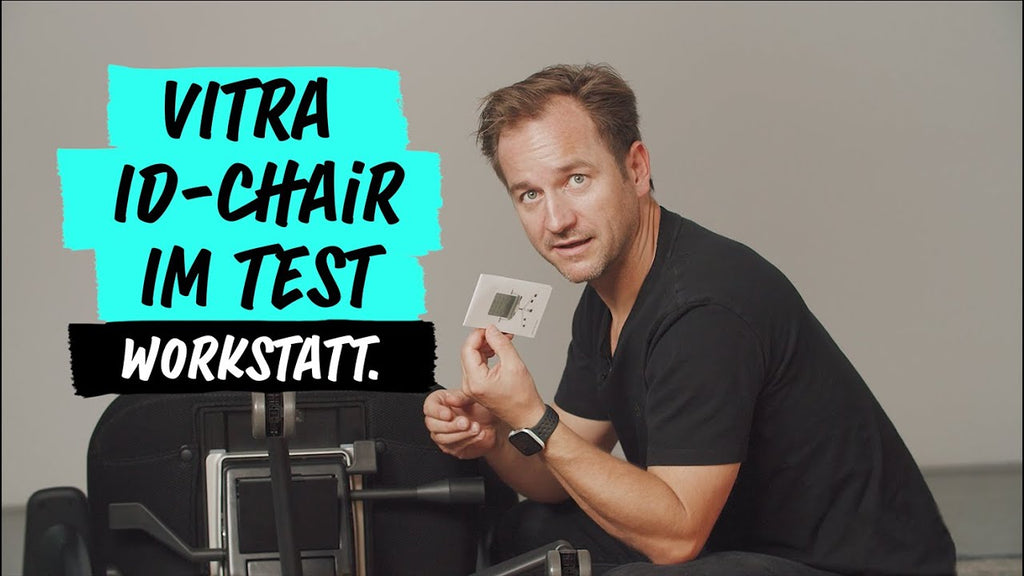Markus Sulz von workstatt erklärt und testet die Vitra ID Mesh und Vitra ID Soft Bürostühle