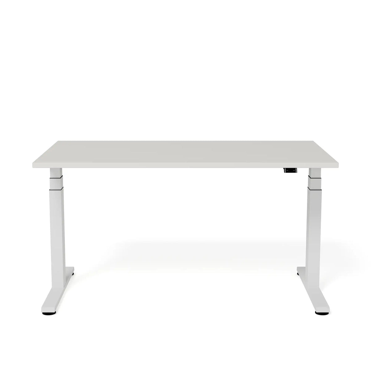 Steelcase xLeik Migration LTD Schreibtisch in Weiß 140cm von vorne | 140 Weiß