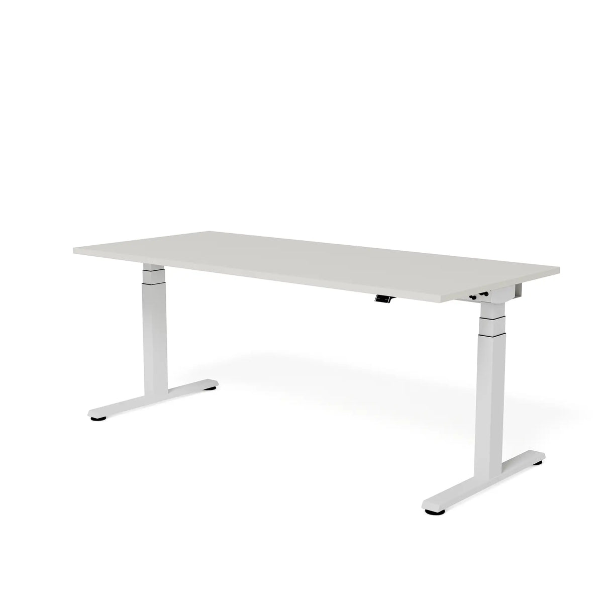 Steelcase xLeik Migration LTD Schreibtisch in Weiß 180cm von vorne rechts | 180 Weiß