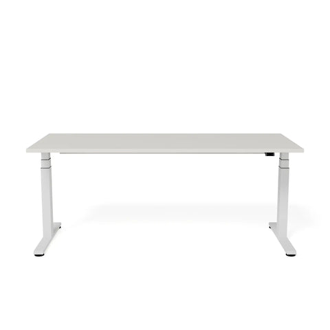 Steelcase xLeik Migration LTD Schreibtisch in Weiß 180cm von vorne | 180 Weiß