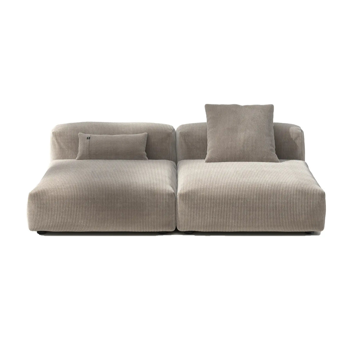 Vetsak Sofa Cord Velour Platinum 1L | Plat1L