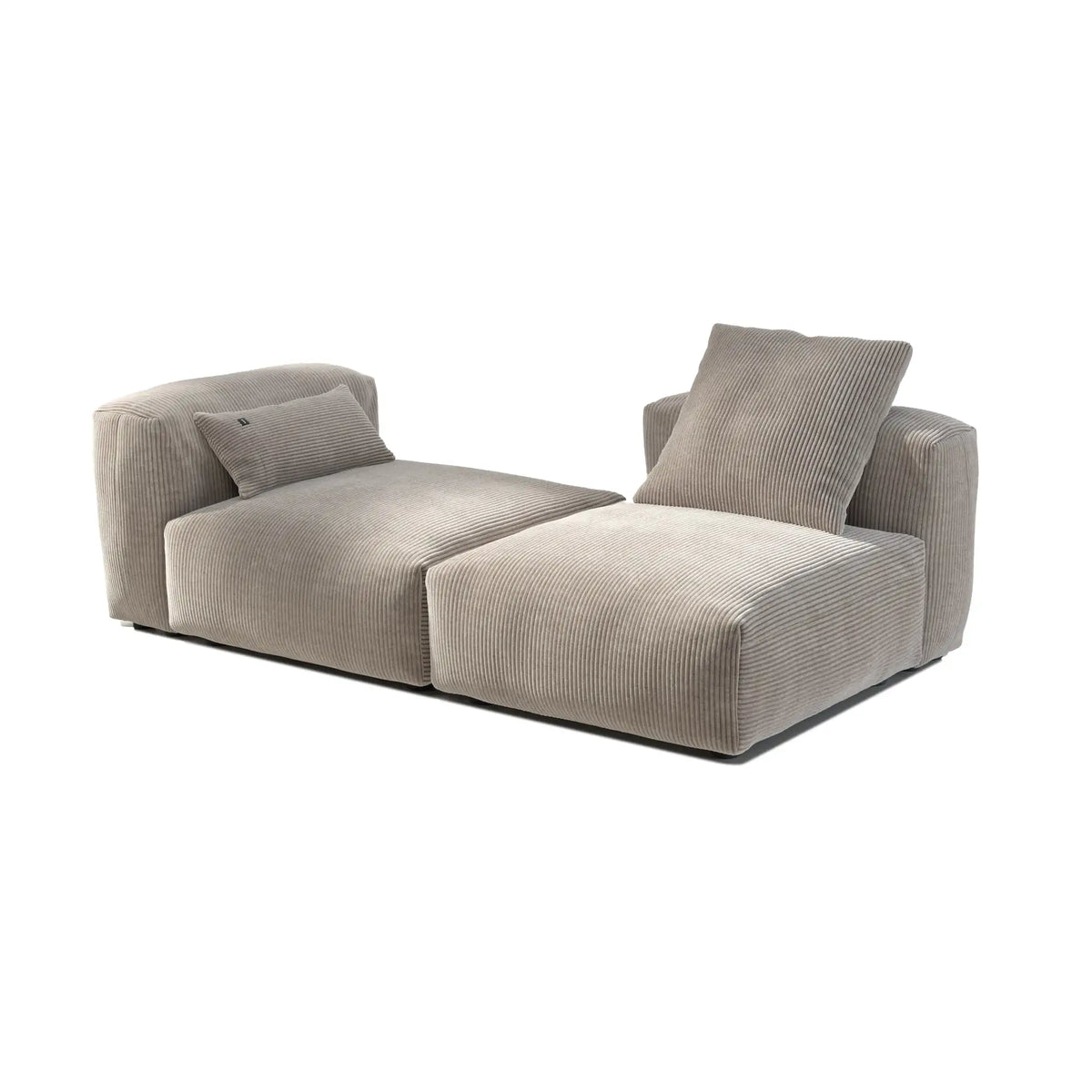 Vetsak Sofa Cord Velour Platinum 1M 2 | Plat1M