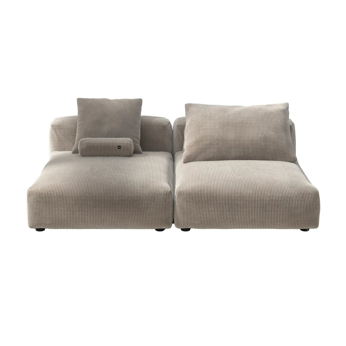 Vetsak Sofa Cord Velour Platinum 1XL | Plat1XL