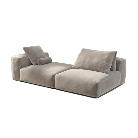 Vetsak Sofa Cord Velour Platinum 1XL 2 | Plat1XL