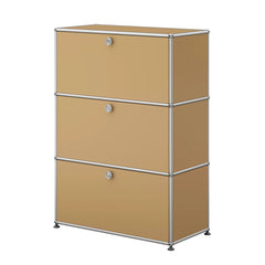 USM Haller Highboard M mit drei Klapptüren in Beige | Beige M