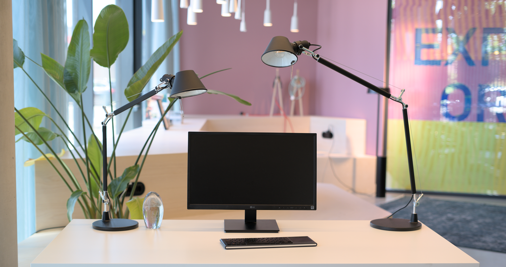 Artemide Tolomeo Mini und Artemide Tolomeo Tavolo im Größenvergleich
