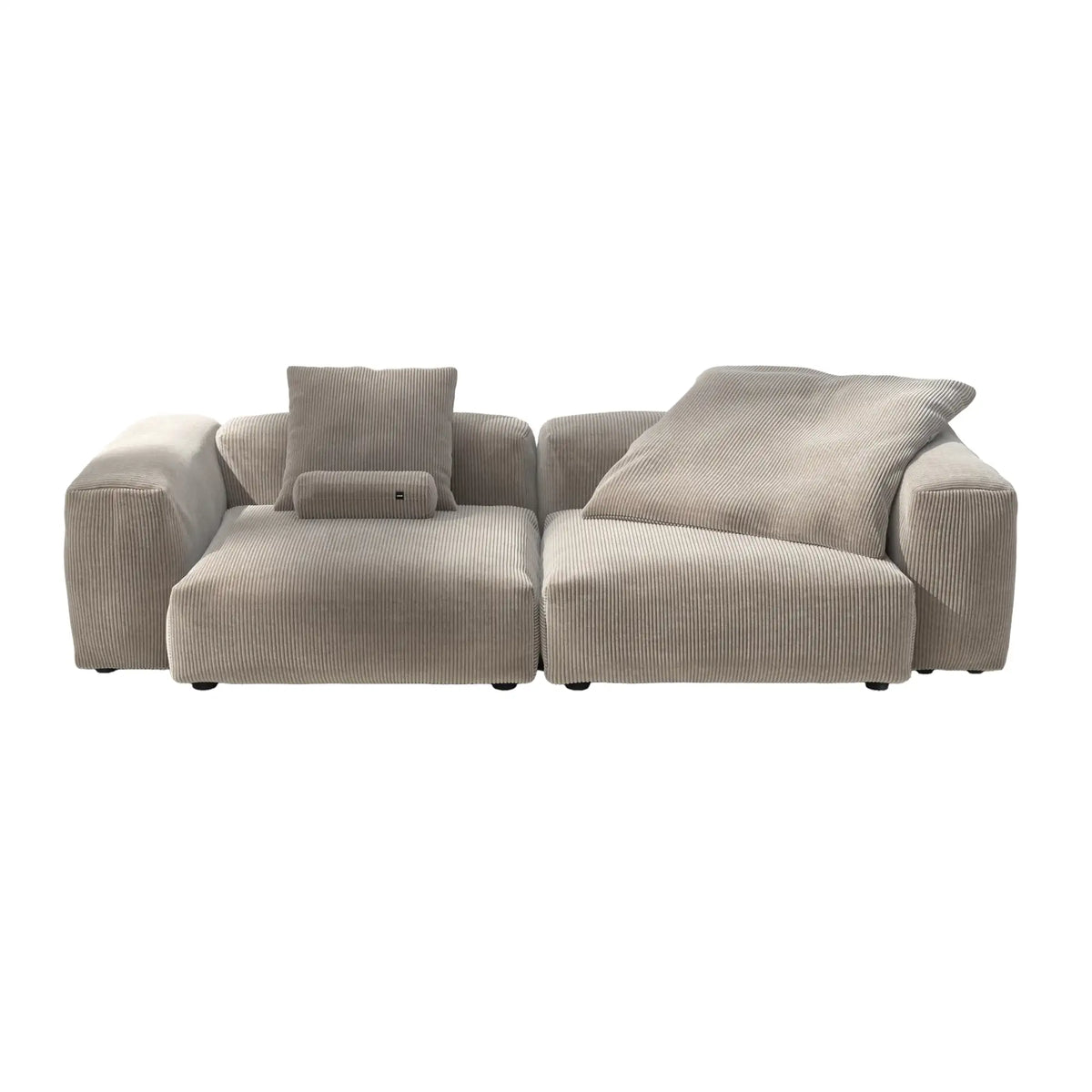 Vetsak Sofa Cord Velour Platinum 2L | Plat2L