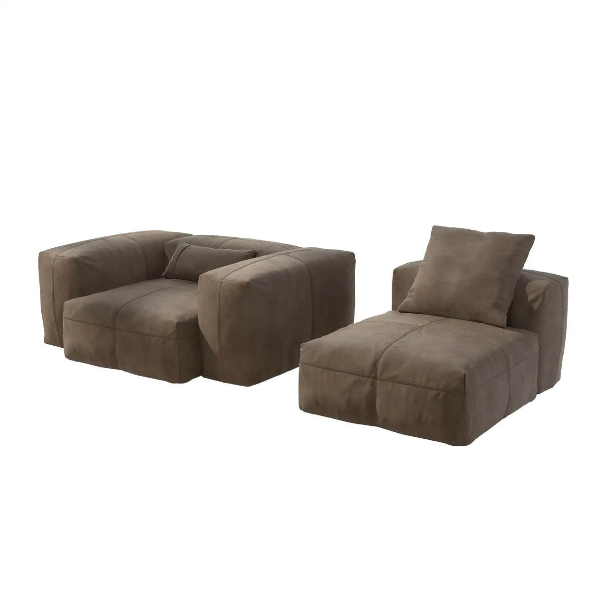 Vetsak Sofa Leder Cacao 2M 2 | Leder2M