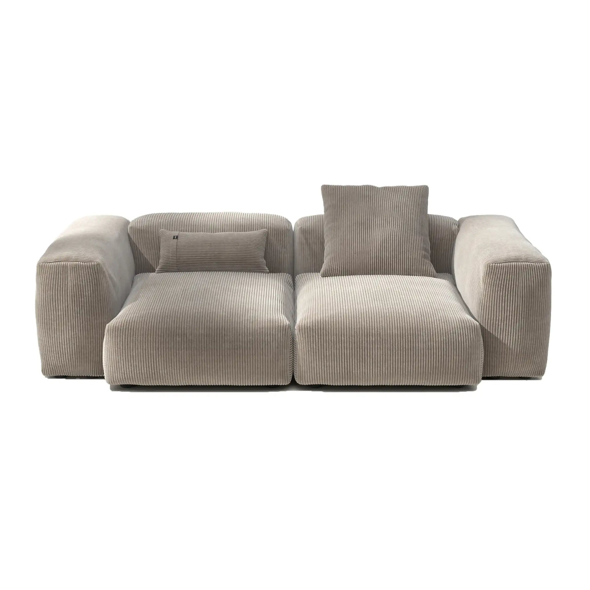 Vetsak Sofa Cord Velour Platinum 2M | Plat2M