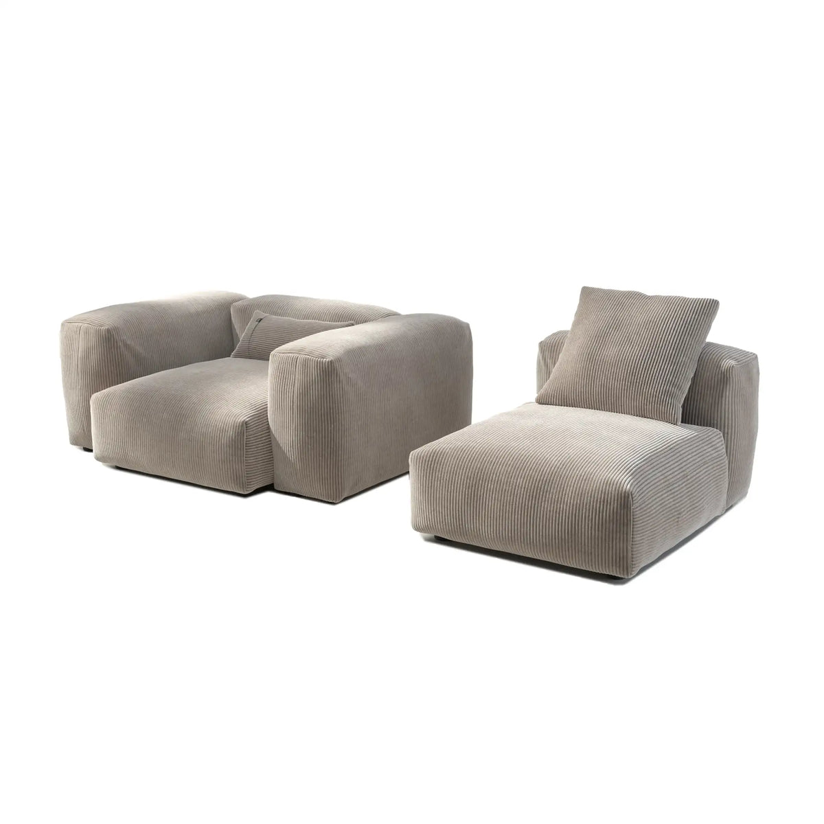 Vetsak Sofa Cord Velour Platinum 2M 2 | Plat2M