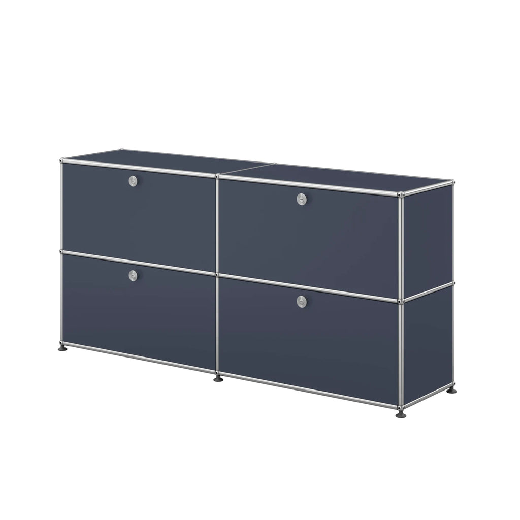 USM SIdeboard L (geschlossen) in Anthrazit