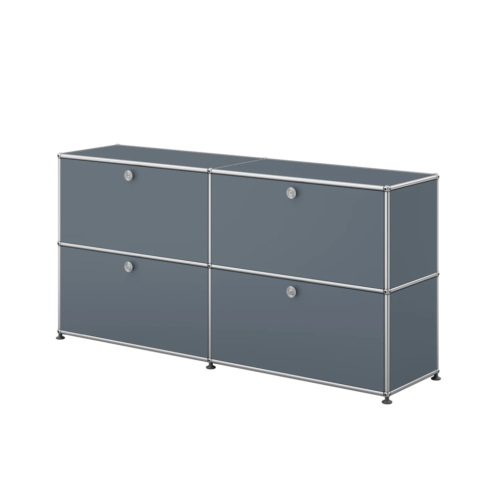 USM SIdeboard L (geschlossen) in Mittelgrau