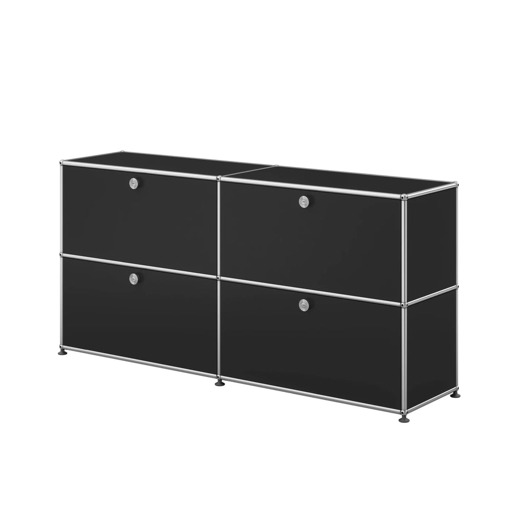 USM SIdeboard L (geschlossen) in Schwarz