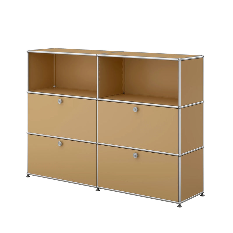 USM Haller Highboard L mit vier Klapptüren in Beige | Beige L