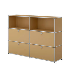 USM Haller Highboard L mit vier Klapptüren in Beige | Beige L