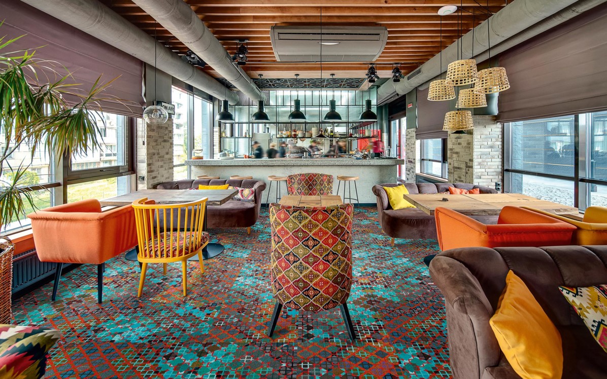 Object Carpet Barraum mit AMY Teppich