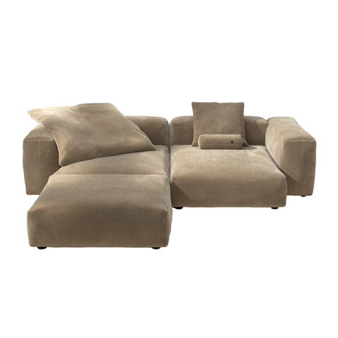 Vetsak Sofa Cord Velour Sand 3XL | Sand3XL