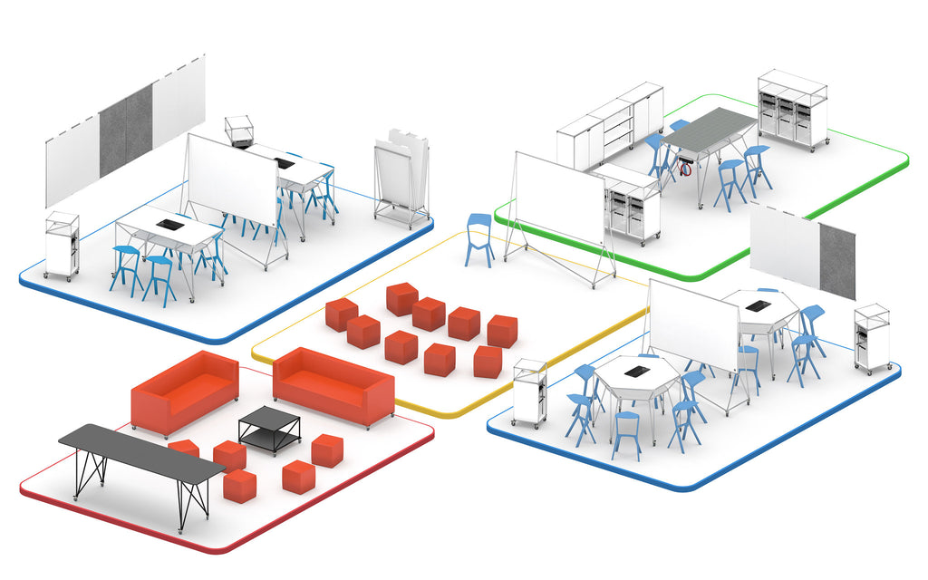 System 180 Arbeitswelten-Render