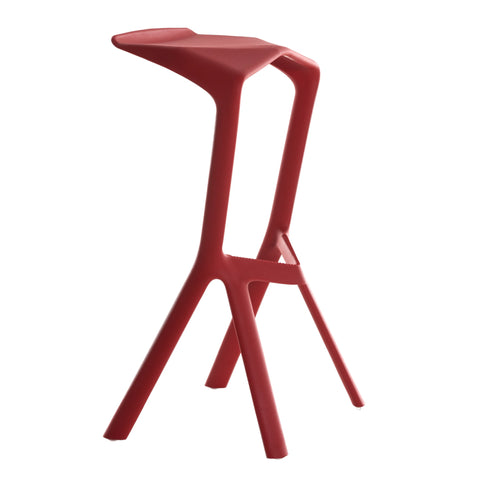 Plank Miura Stool in Verkehrsrot | Rot