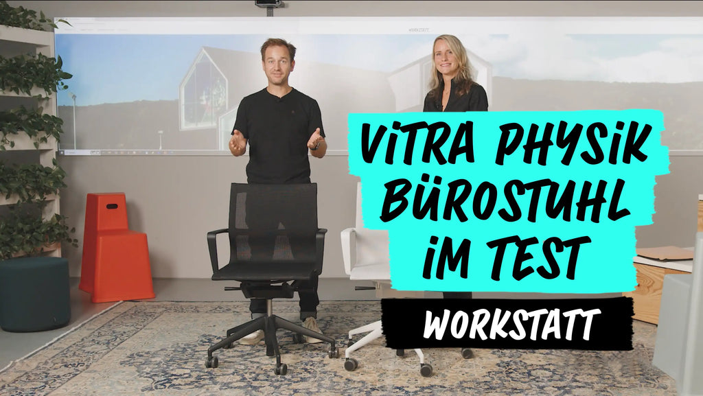 Markus und Sandra testen den Vitra Physix Bürostuhl