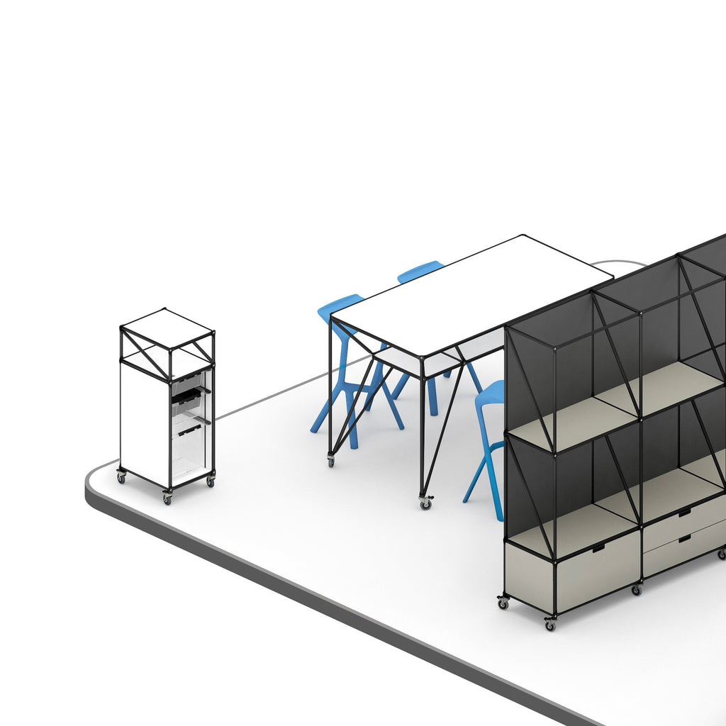 System 180 DT-Line Toolrack S in Design Thinking Büro