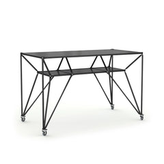 System 180 DT-Line Table T4-1 in schwarzem Design | Schwarz / Oberfläche schwarz