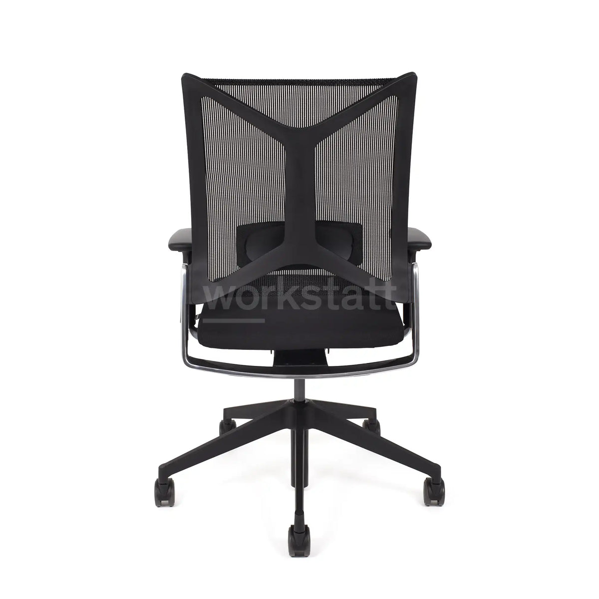 Girsberger Camiro Drehstuhl in Schwarz von Hinten