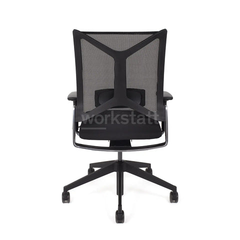 Girsberger Camiro Drehstuhl in Schwarz von Hinten