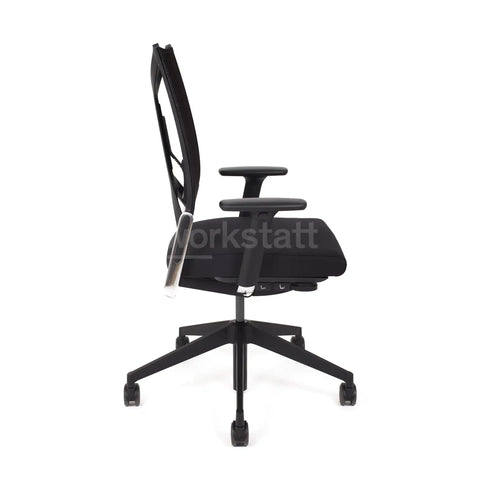 Girsberger Camiro Drehstuhl in Schwarz von links