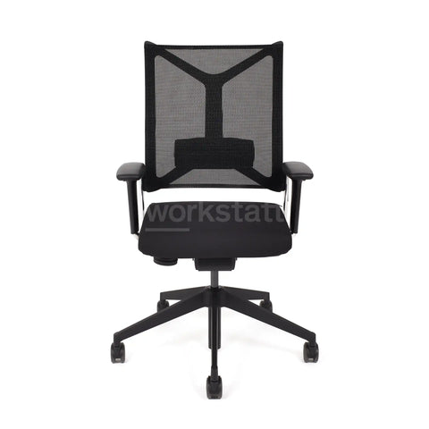 Girsberger Camiro Drehstuhl in Schwarz von vorne