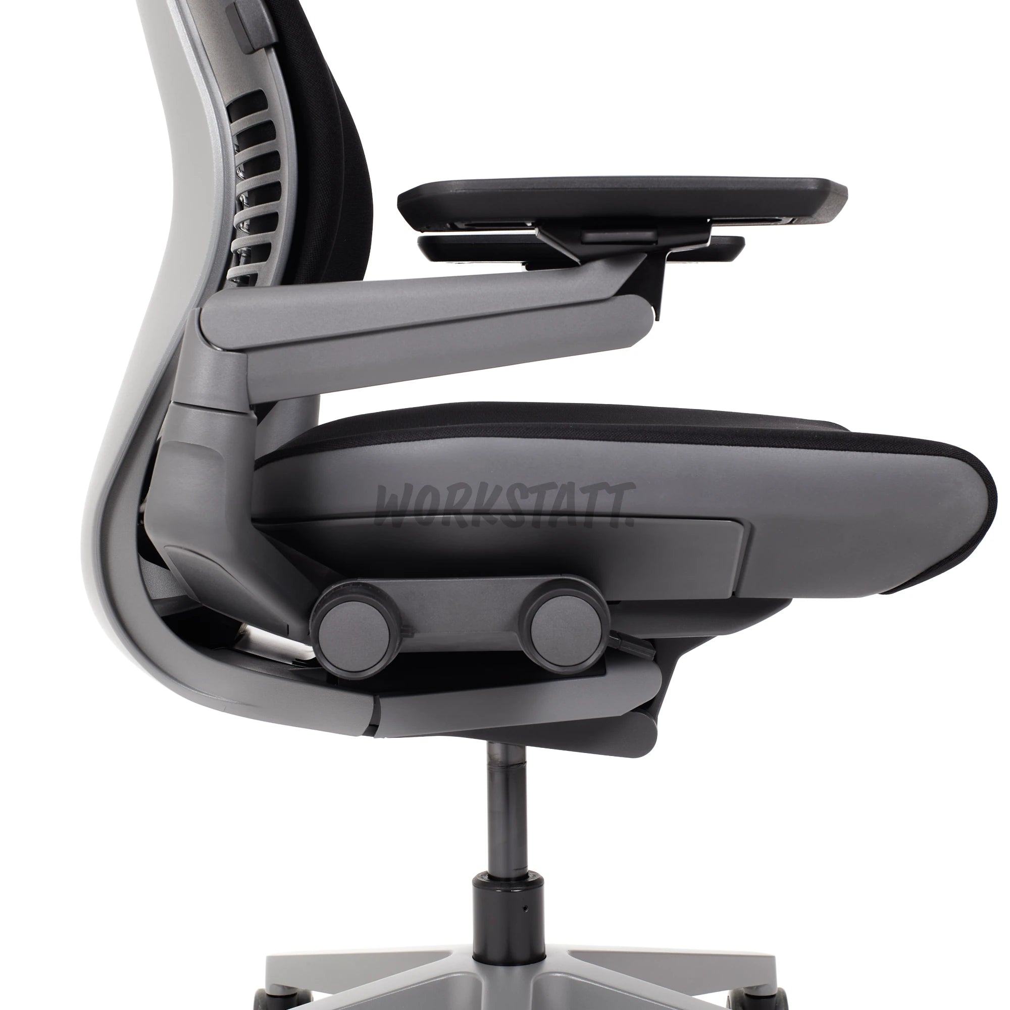Steelcase Gesture Amselgrau Detail seite
