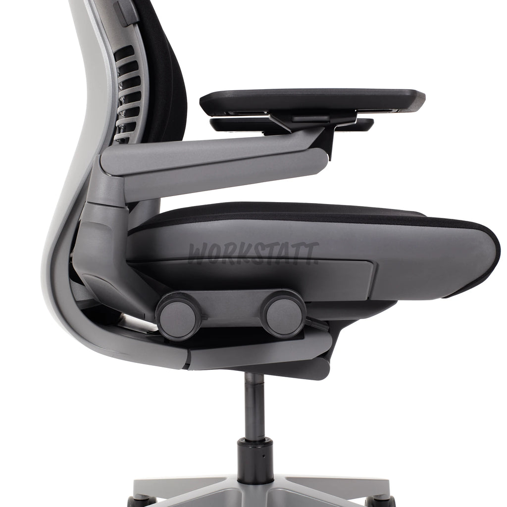Steelcase Gesture Amselgrau Detail seite