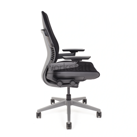 Steelcase Gesture in Grau von links | ohne Kopfstütze