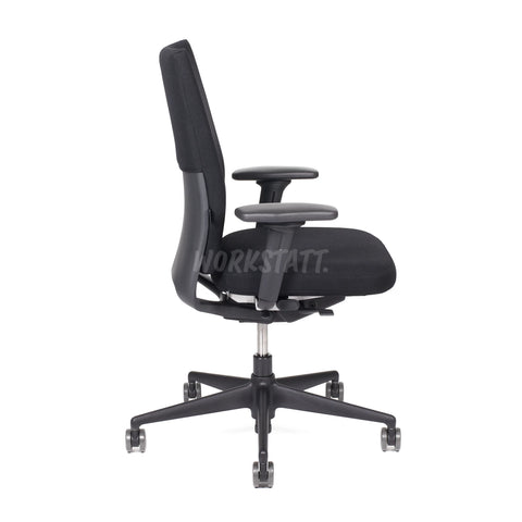 Vitra ID Soft Bürostuhl Black Edition von links