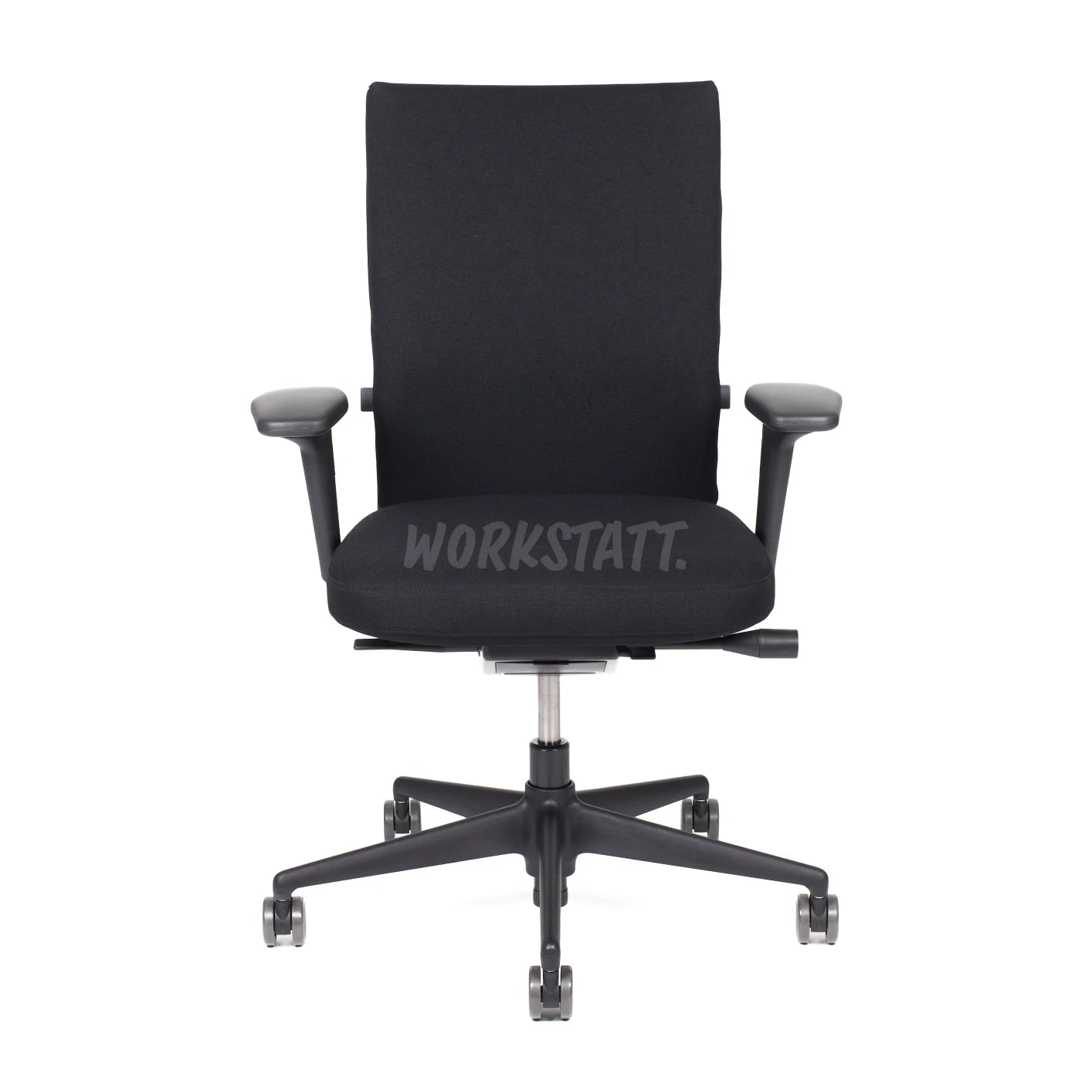 Vitra ID Soft Bürostuhl Black Edition von vorn