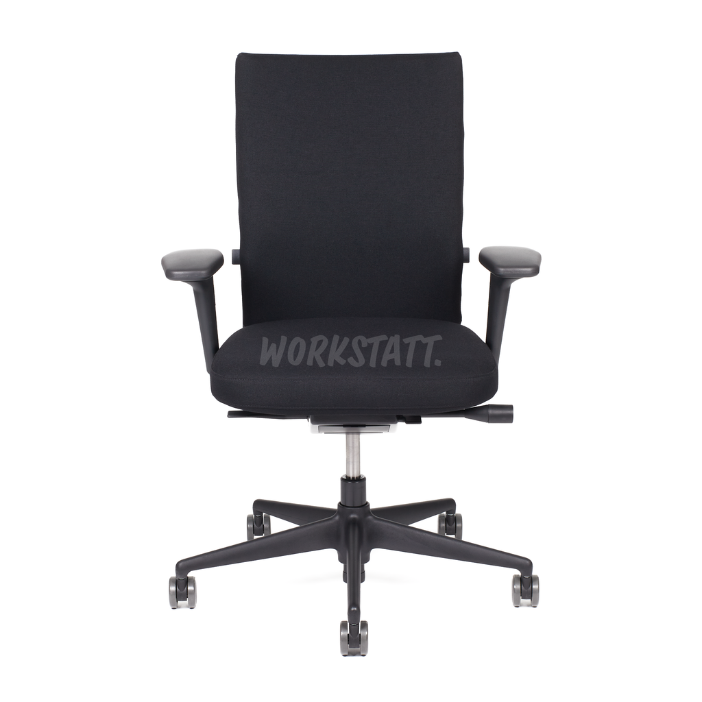 Vitra ID Soft Black Special Bürostuhl von vorne