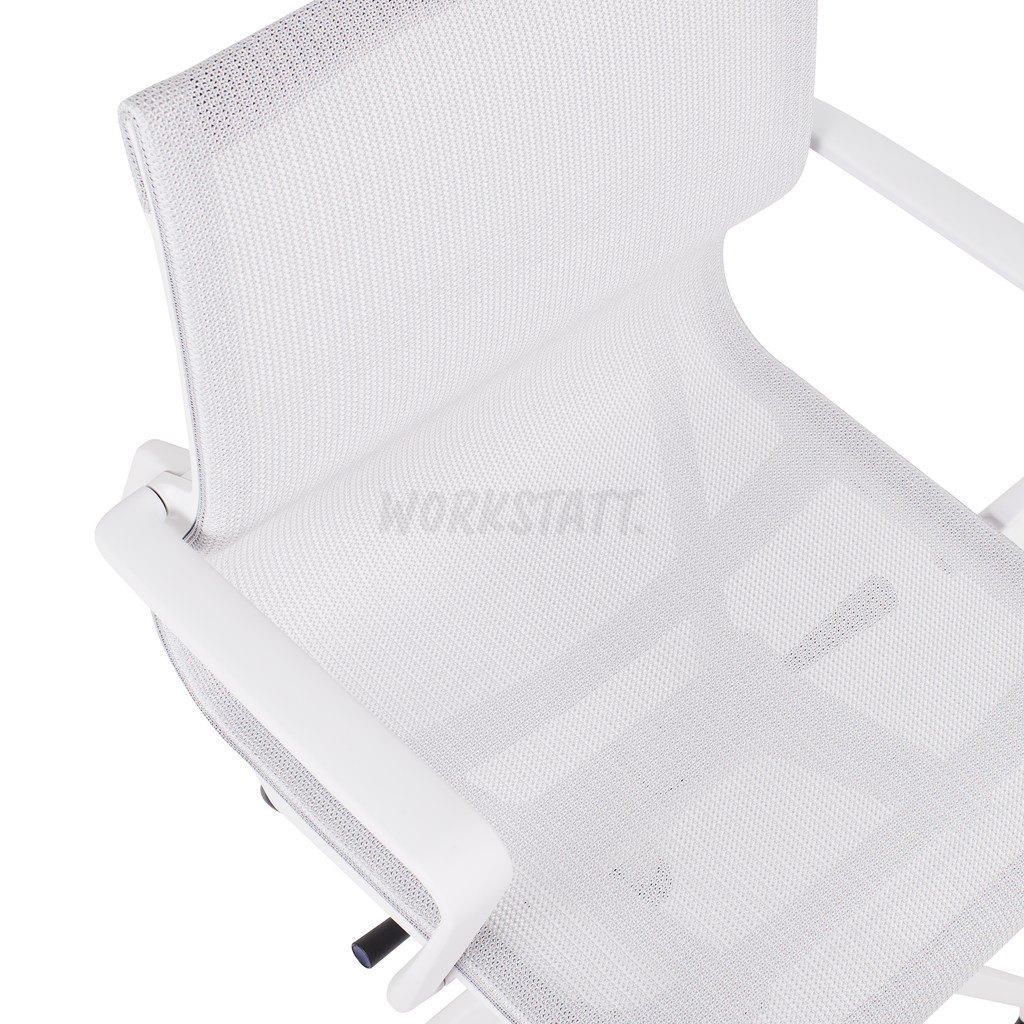 Vitra Physix ergonomischer Bürostuhl in reinweißem Design mit hochwertigem Sitzbezug