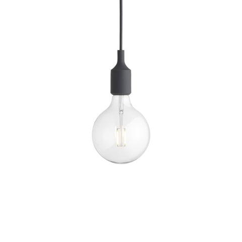Muuto E27 Pendelleuchte in grau | Dunkelgrau