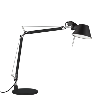 Artemide Tolomeo Tavolo in schwarzem Design. 