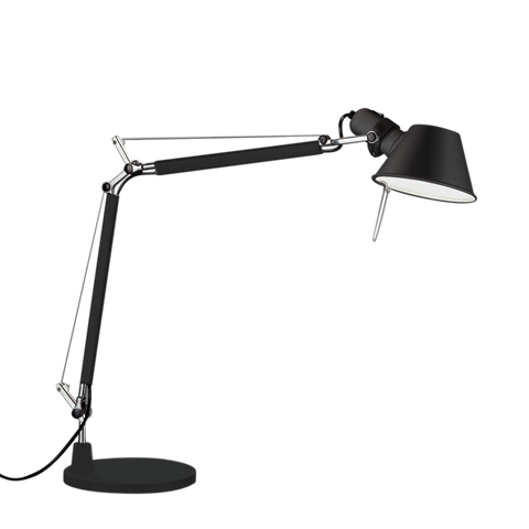 Artemide Tolomeo Tavolo in schwarzem Design. 